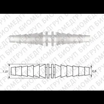 Коннектор одноразовый медицинский универсальный,  1  Mederen
