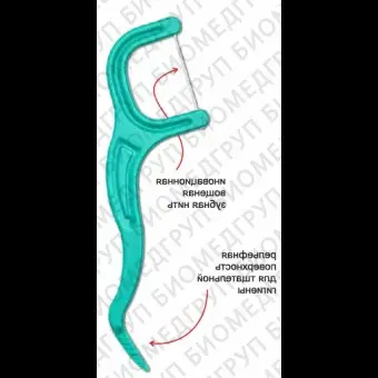 Dr.NanoTo ФЛОССПИК  Зубная нитьзубочистка, 50 шт./уп.