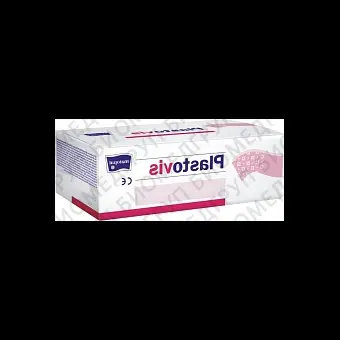 Пластырь Plastovis из текстильной ткани 2,5 см х 5 м, 12 шт