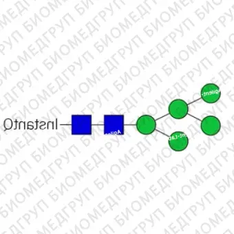 Nгликан AdvanceBio InstantQ Man5/M5 олигоманноза 5 ранее ProZyme. Nгликан, помеченный InstantQ, для использования в качестве качественного стандарта с системой анализа гликанов GlyQ