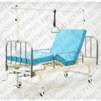 Кровать медицинская механическая c инклинометрической рамой