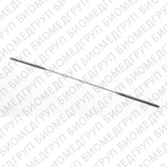 Микрошпатель двухсторонний, длина 100 мм, лопатка 354 мм, диаметр ручки 2 мм, нержавеющая сталь, Bochem, 3016