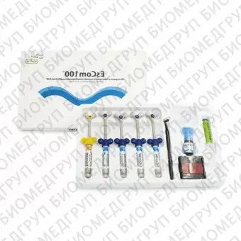 EsCom100 Kit  малый набор пломбировочных материалов, FineEtch 37 х 5 мл, EsBond х 5 мл, цвета А1/А2