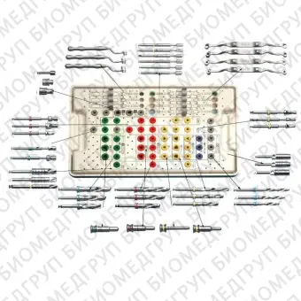 Комплект инструментов для стоматологической имплантологии 2.012