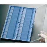 Планшет для хранения и архивирования препаратов на предметных стеклах, на 20 стекол, голубой, ПС, 10 шт/уп, Deltalab, 989945