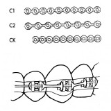 Цепочка эластичная (С модули) / Chain (C Module) C-1 L Clear Medium 3.8мм