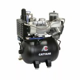 Cattani 45-238 - безмасляный компрессор для 3-х стоматологических установок, c осушителем, без кожуха, с ресивером 45 л, 238 л/мин